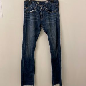 AG Bootcut Low Rise Blue Jeans